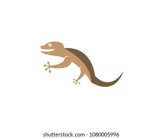 Vector lizard logo template