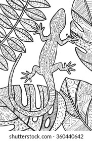 47 Top Coloring Pages For Adults Lizards For Free