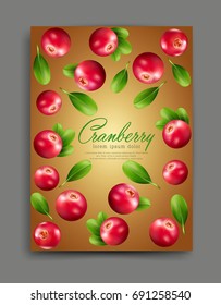 Manipulación vectorial con arándanos realistas aislados en un fondo beige. Elemento de diseño, negocio, publicidad, promoción de productos, zumos naturales, cosméticos, alimentos. 
