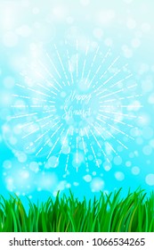 Vector llustration for Jewish holiday of Savuot.Wheat logo white background. Concept of Judaic holiday Shavuot.Happy Shavuot in Jerusalem.Land of Israel wheat harvest greeting card Festival of Week