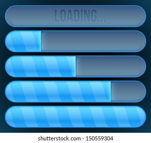 Vector Loader Progress Bar