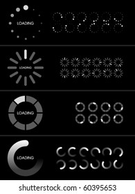 Vector Loader Progress Bar Designs