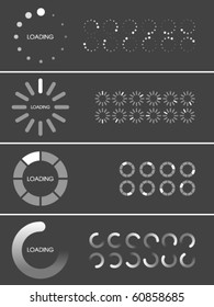 Vector Loader Progress Bar Designs