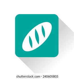 Vector loaf icon. Food icon. Eps10