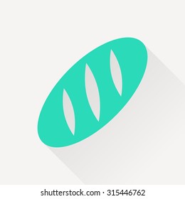 Vector loaf icon. Food icon. Eps10