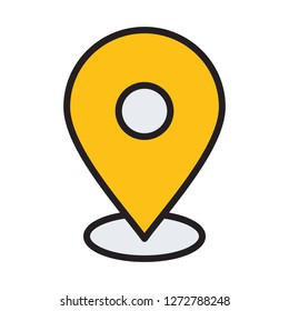 vector location icon
