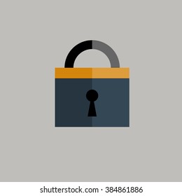 vector lock icon