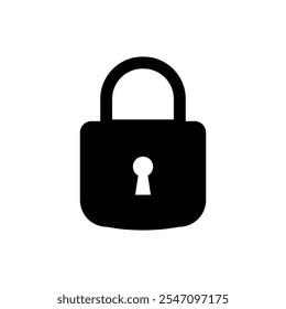 Vector lock icons. Lock or closed padlock icons. Icon for the site.