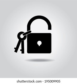 Vector Lock And Key