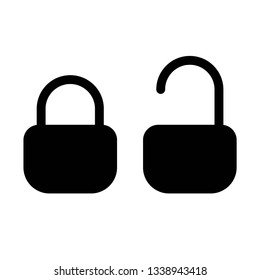 Vector lock for use in UI / UX design, password icon and more.
