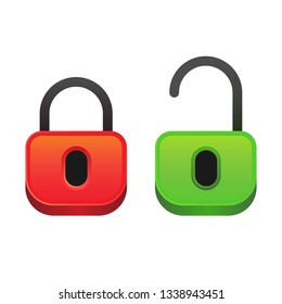 Vector lock for use in UI / UX design, password icon and more.