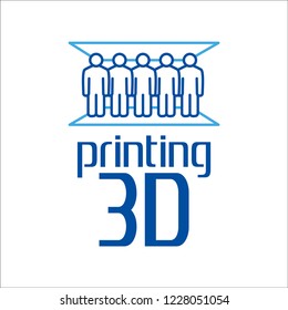 vector logo 3D printing and 3D pens