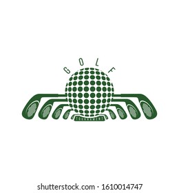 Vector logo about golf tournaments.
