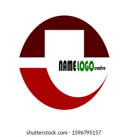 vector logo abstract design, brown icons. Modern logo business company template
