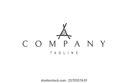 Vector logo with an abstract image of a dreamcatcher amulet.