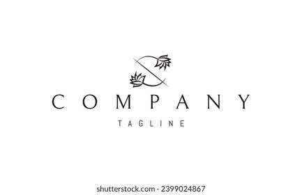 A vector logo with an abstract image of the letter S composed of two roses.