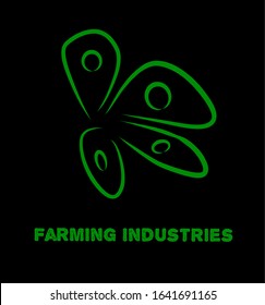 Vector logo for agriculture and animal husbandry