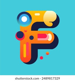 Vector logo alphabet company illustration