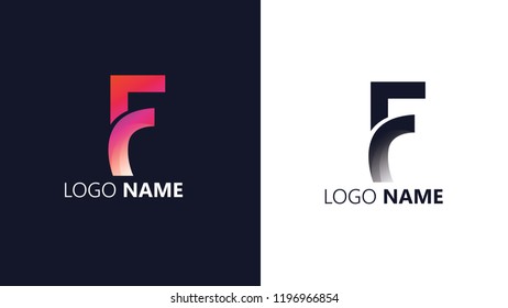 vector logo alphabet modern