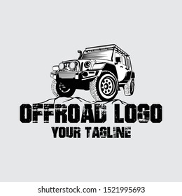 vector logo amazing offroad adventure