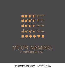 vector. logo. angle change