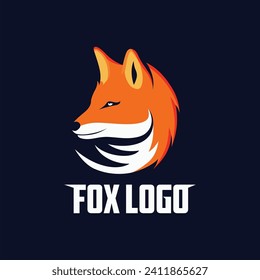 Vector Logo Angry Fox head