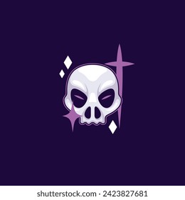 Vector Logo art for Small Business Shop and Game Company. Skull creature theme design