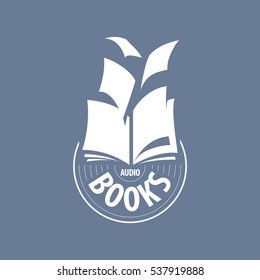 vector logo audio books fly away sheets