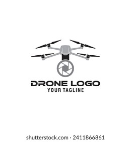 Vector Logo Awesome Camera Drone Aerial