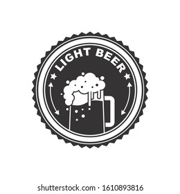 Vector logo, badge, emblem, symbol and icon template design with Brewery Theme
