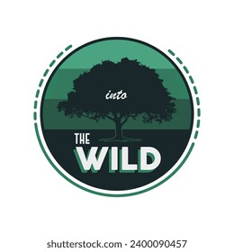 Vector logo badges outdoor adventure