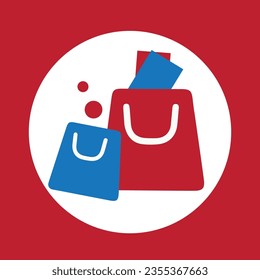 vector logo bag shopping new design