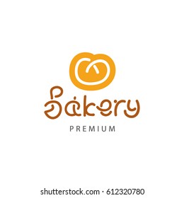 Vector logo Bakery, bread house
