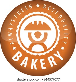 Vector logo Bakery, bread house