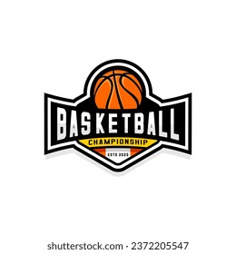 vector logo for basketball sports club