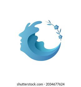 logotipo vectorial para tratamiento hermoso 