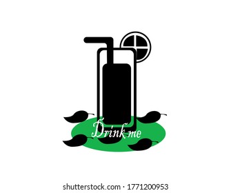 logotipo vectorial para el negocio de las bebidas