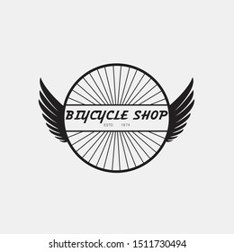 Vector Logo For Bicycle shop