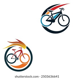 vector logo of bike, for bike lovers