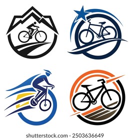 vector logo of bike, for bike lovers