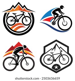 vector logo of bike, for bike lovers