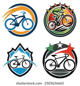 vector logo of bike, for bike lovers