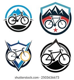 vector logo of bike, for bike lovers