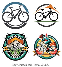 Logotipo del Vector de la bici, para los amantes de la bici