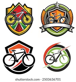 vector logo of bike, for bike lovers