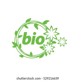vector logo bio
