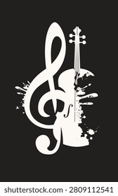 Classical Music Concert Night Poster Vector Download