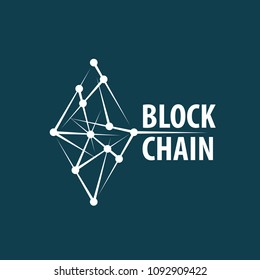 Vector logo blockchain