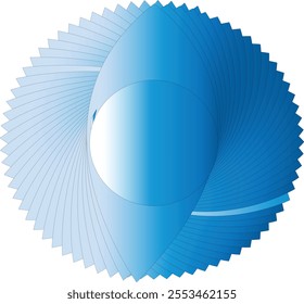 Vector logo blue colour design 