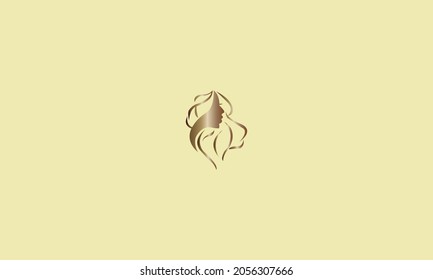 Logo vectorial y plantillas de diseño de marca de estilo mínimo, para centro de belleza, estudio de moda, peluquería y cosméticos - retrato femenino, cara de mujer hermosa